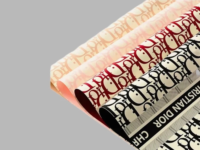 Dior Flower Wrapping Paper